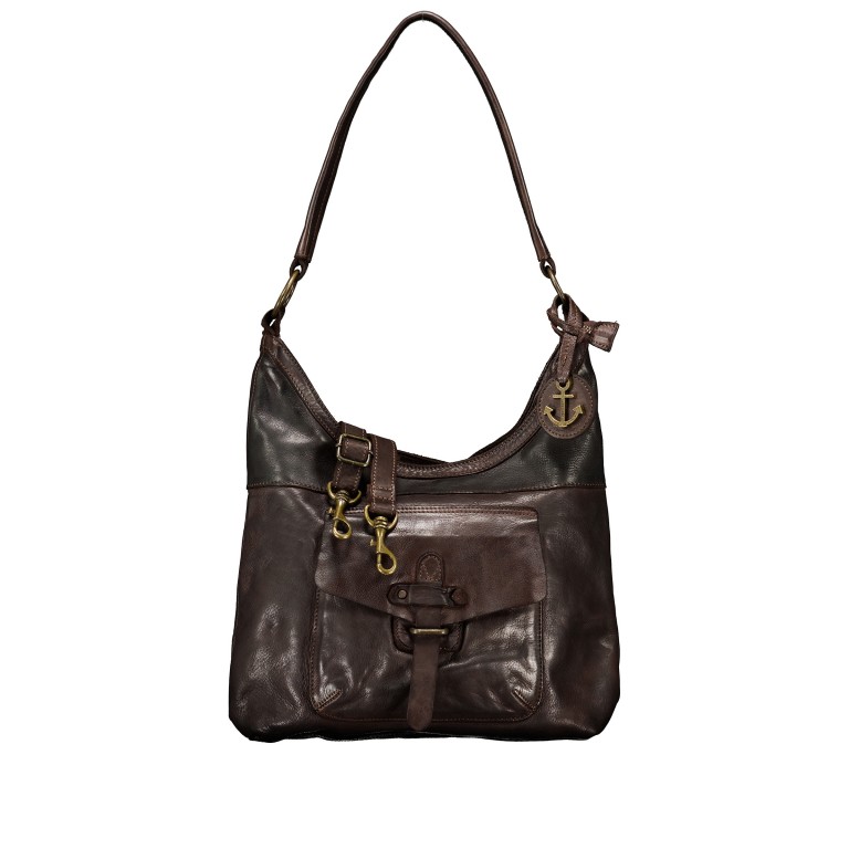 Beuteltasche Urban-Poets Cameron UP-13121 Chocolate Brown, Farbe: braun, Marke: Harbour 2nd, EAN: 4046478089693, Abmessungen in cm: 27x31.5x7.5, Bild 1 von 7