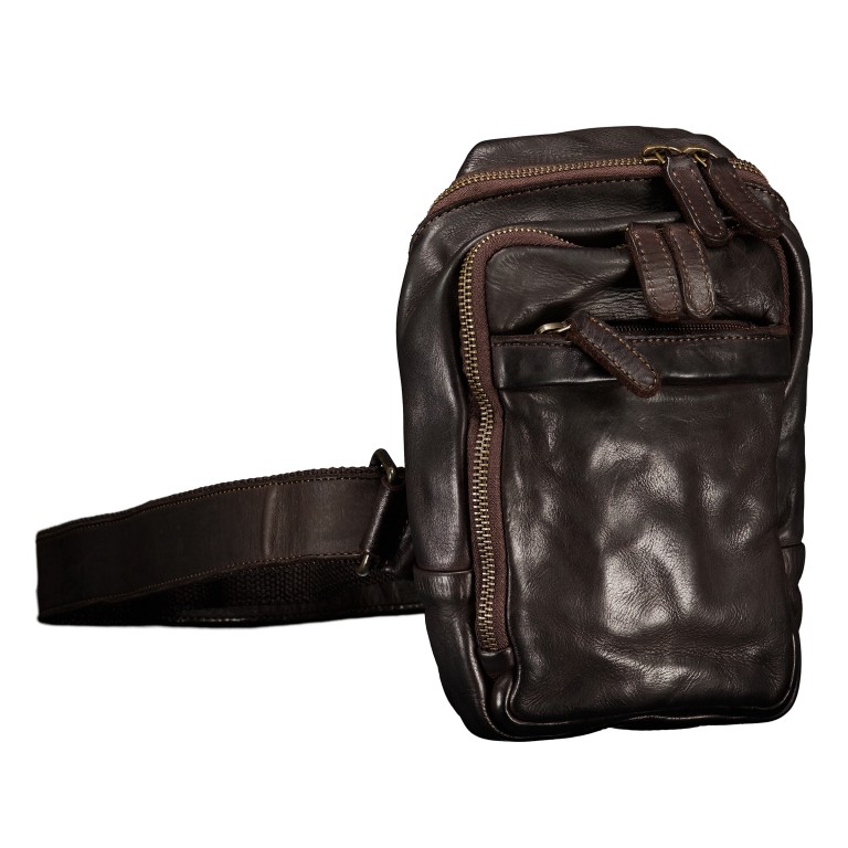 Umhängetasche Urban-Poets Sage UP-13125 Chocolate Brown, Farbe: braun, Marke: Harbour 2nd, EAN: 4046478089716, Abmessungen in cm: 13x24x5, Bild 2 von 5