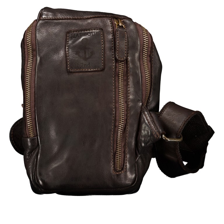 Umhängetasche Urban-Poets Sage UP-13125 Chocolate Brown, Farbe: braun, Marke: Harbour 2nd, EAN: 4046478089716, Abmessungen in cm: 13x24x5, Bild 3 von 5