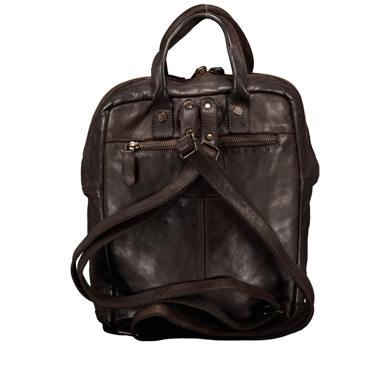 Rucksack Urban-Poets Quinn UP-13130 Chocolate Brown, Farbe: braun, Marke: Harbour 2nd, EAN: 4046478089754, Abmessungen in cm: 22.5x29.5x8.5, Bild 4 von 8