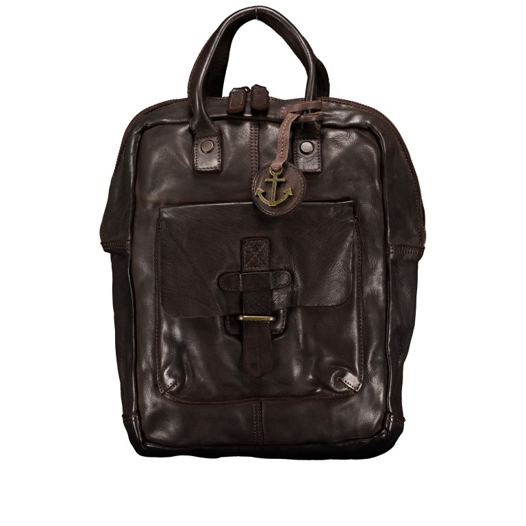Rucksack Urban-Poets Quinn UP-13130 Chocolate Brown, Farbe: braun, Marke: Harbour 2nd, EAN: 4046478089754, Abmessungen in cm: 22.5x29.5x8.5, Bild 1 von 8