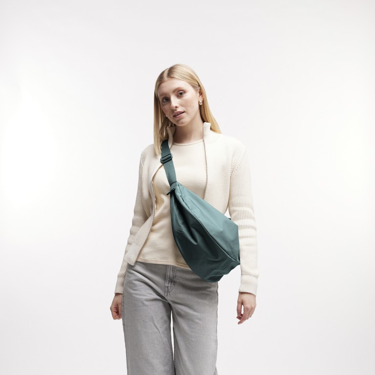 Beuteltasche Moon Bag Large Monochrome Sea Teal, Farbe: blau/petrol, Marke: Got Bag, EAN: 4262457052254, Abmessungen in cm: 45x30x15, Bild 4 von 8