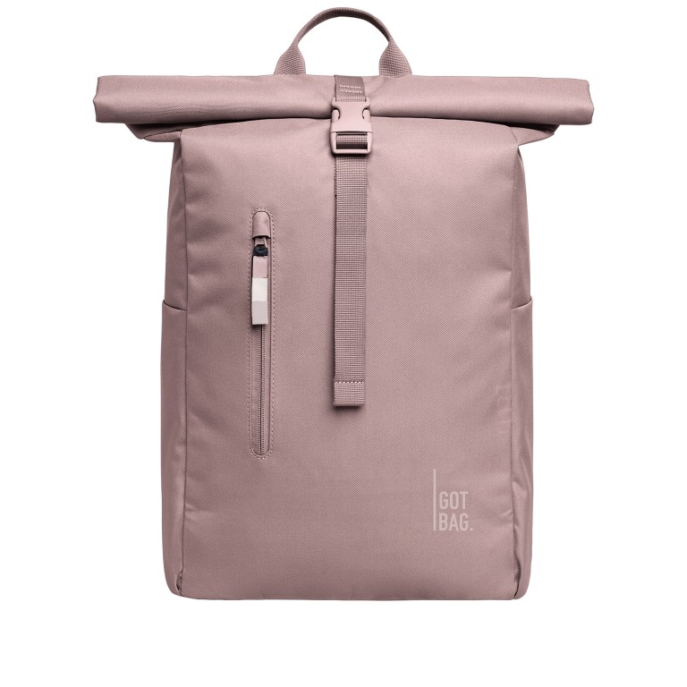 Rucksack Rolltop Easy Monochrome ROSA/Red Sand, Farbe: rosa/pink, Marke: Got Bag, EAN: 4262457054111, Abmessungen in cm: 30x42x15, Bild 1 von 10