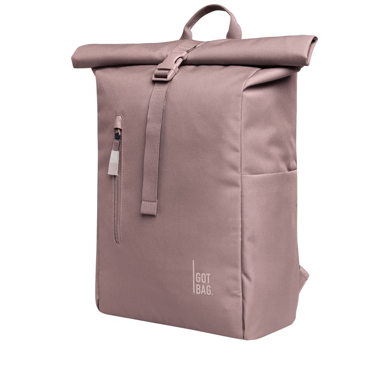 Rucksack Rolltop Easy Monochrome ROSA/Red Sand, Farbe: rosa/pink, Marke: Got Bag, EAN: 4262457054111, Abmessungen in cm: 30x42x15, Bild 2 von 10