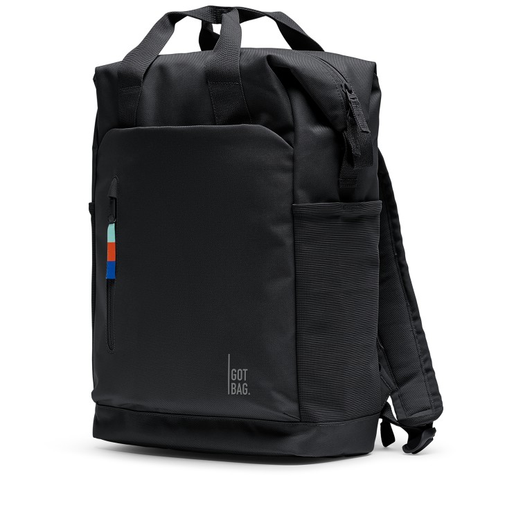 Rucksack Flow Pack mit Laptopfach 14 Zoll Black, Farbe: schwarz, Marke: Got Bag, EAN: 4262457052681, Abmessungen in cm: 30x40x14, Bild 2 von 10