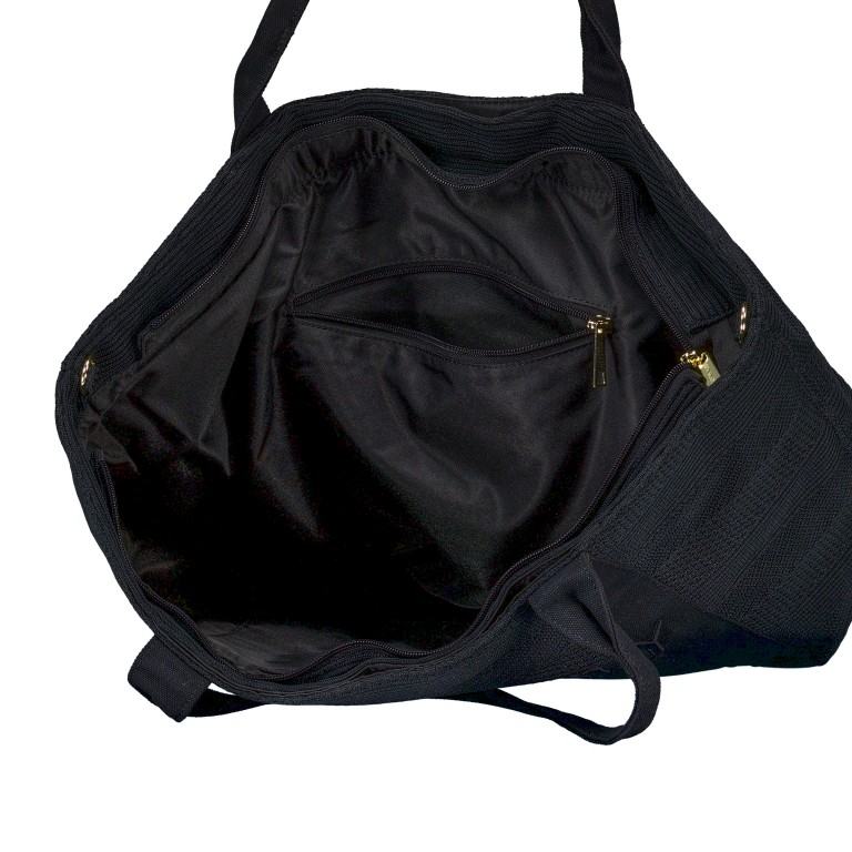 Shopper Summer Wonder L Black, Farbe: schwarz, Marke: Hey Marly, EAN: 4262484656012, Abmessungen in cm: 56x37x14, Bild 5 von 5