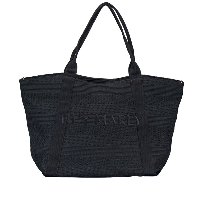 Shopper Summer Wonder L Black, Farbe: schwarz, Marke: Hey Marly, EAN: 4262484656012, Abmessungen in cm: 56x37x14, Bild 1 von 5