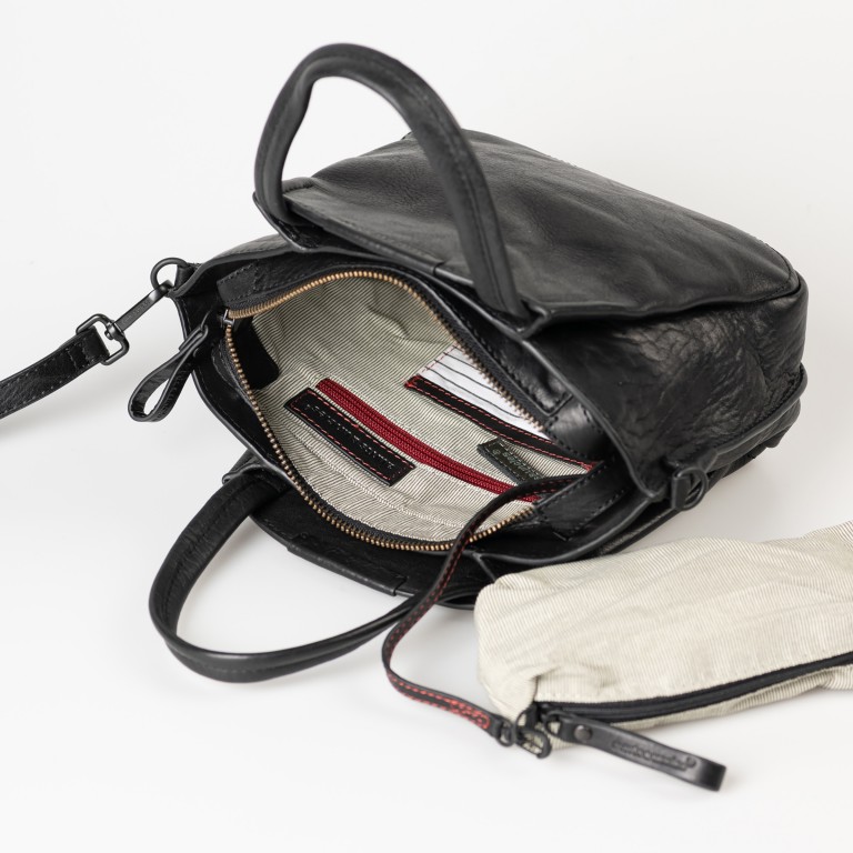 Handtasche Grandma's Luxury Club Mrs. Plum Crumble Black Smoke, Farbe: schwarz, Marke: Aunts & Uncles, EAN: 4255717211546, Abmessungen in cm: 29x20x11, Bild 6 von 7