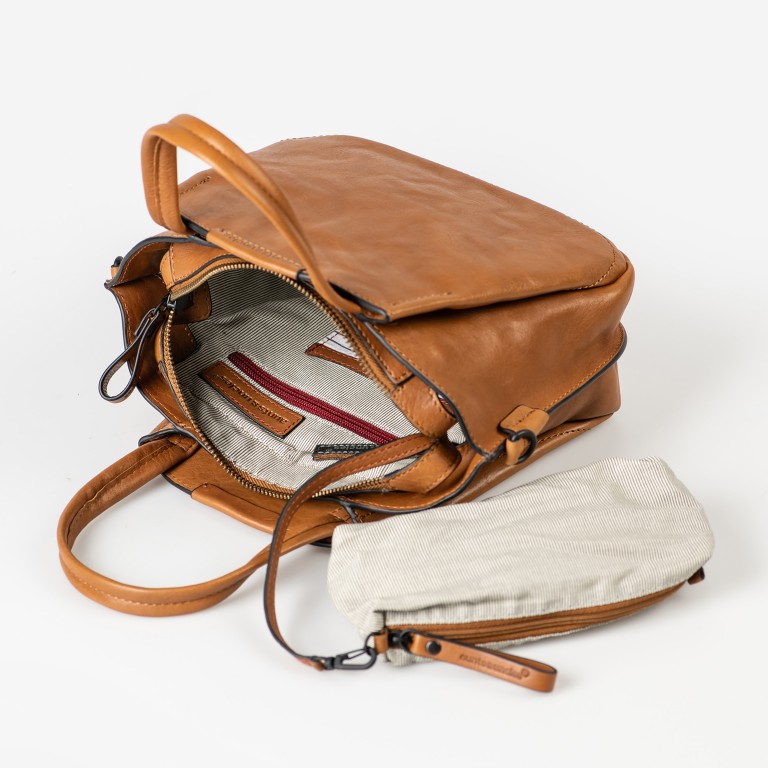 Handtasche Grandma's Luxury Club Mrs. Plum Crumble Caramel, Farbe: cognac, Marke: Aunts & Uncles, EAN: 4255717211553, Abmessungen in cm: 29x20x11, Bild 6 von 7