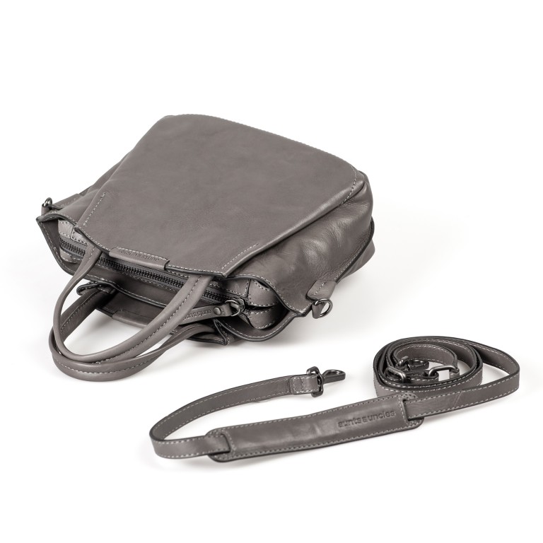 Handtasche Grandma's Luxury Club Mrs. Plum Crumble Oyster Grey, Farbe: grau, Marke: Aunts & Uncles, EAN: 4255717211584, Abmessungen in cm: 29x20x11, Bild 7 von 7