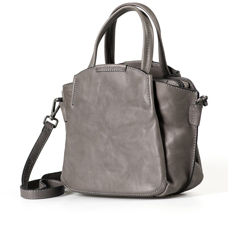 Handtasche Grandma's Luxury Club Mrs. Plum Crumble Oyster Grey, Farbe: grau, Marke: Aunts & Uncles, EAN: 4255717211584, Abmessungen in cm: 29x20x11, Bild 2 von 7