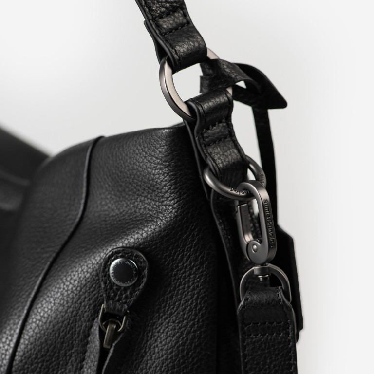 Beuteltasche Philocalists Darling Black Dress, Farbe: schwarz, Marke: Aunts & Uncles, EAN: 4255717207877, Abmessungen in cm: 33x30x10.5, Bild 7 von 7