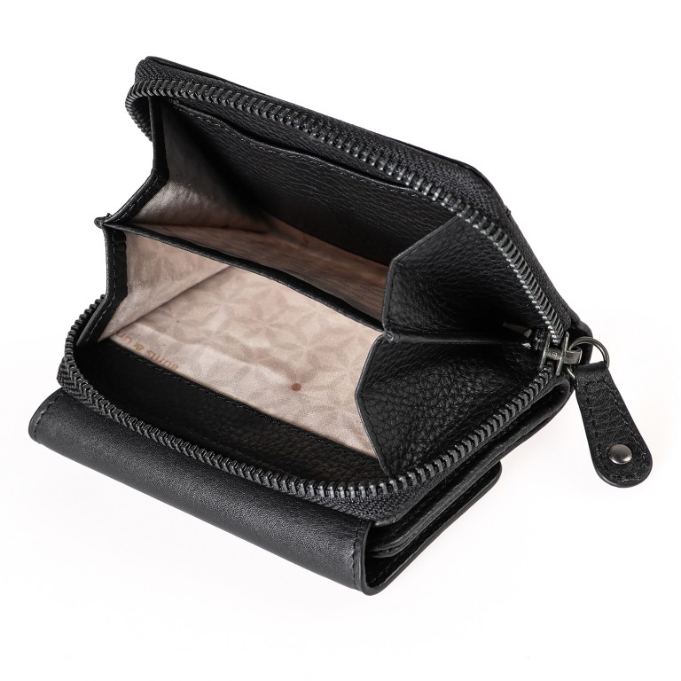 Geldbörse Philocalists Tory Black Dress, Farbe: schwarz, Marke: Aunts & Uncles, EAN: 4255717208072, Abmessungen in cm: 10.5x8.5x2, Bild 5 von 5