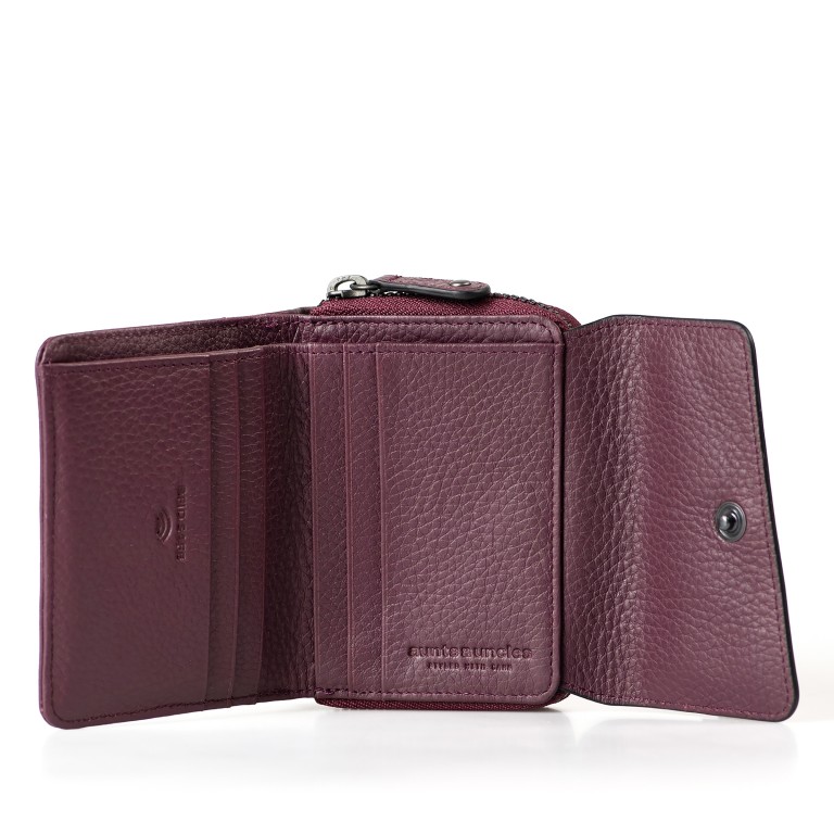 Geldbörse Philocalists Tory Merlot, Farbe: rot/weinrot, Marke: Aunts & Uncles, EAN: 4255717213823, Abmessungen in cm: 10.5x8.5x2, Bild 4 von 5