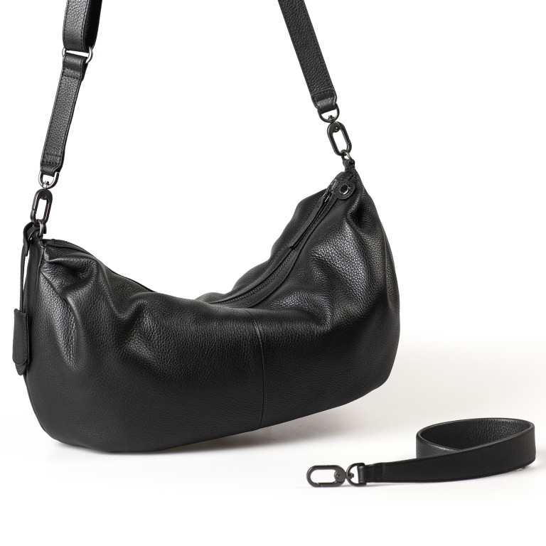 Beuteltasche Philocalists Dewdrop Black Dress, Farbe: schwarz, Marke: Aunts & Uncles, EAN: 4255717213441, Abmessungen in cm: 38.5x19.5x14, Bild 3 von 6
