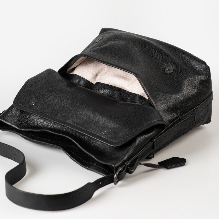 Beuteltasche Philocalists Ally Black Dress, Farbe: schwarz, Marke: Aunts & Uncles, EAN: 4255717213656, Abmessungen in cm: 35x36x19, Bild 5 von 7