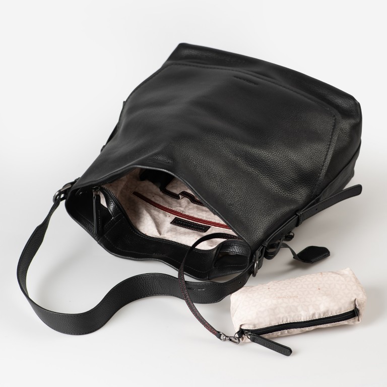 Beuteltasche Philocalists Ally Black Dress, Farbe: schwarz, Marke: Aunts & Uncles, EAN: 4255717213656, Abmessungen in cm: 35x36x19, Bild 6 von 7