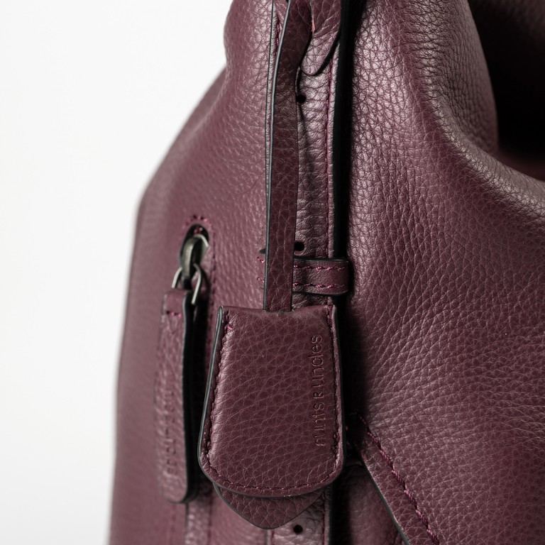 Beuteltasche Philocalists Ally Merlot, Farbe: rot/weinrot, Marke: Aunts & Uncles, EAN: 4255717213717, Abmessungen in cm: 35x36x19, Bild 7 von 7