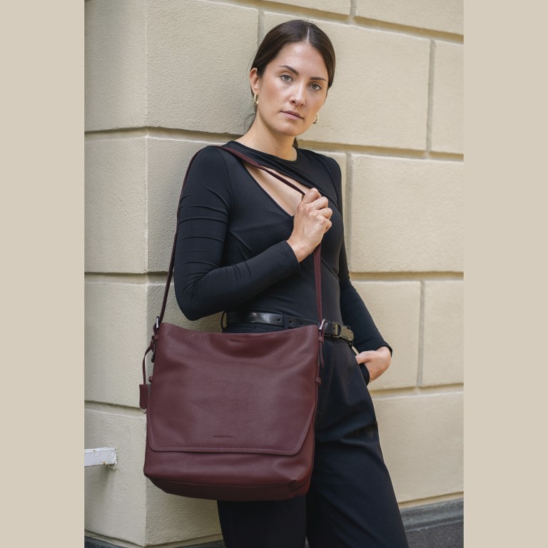 Beuteltasche Philocalists Ally Merlot, Farbe: rot/weinrot, Marke: Aunts & Uncles, EAN: 4255717213717, Abmessungen in cm: 35x36x19, Bild 4 von 7
