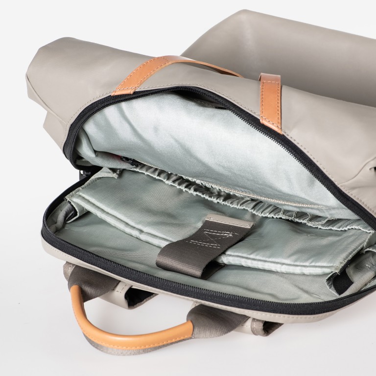 Rucksack Japan Re Tama Driftwood, Farbe: beige, Marke: Aunts & Uncles, EAN: 4255717210730, Abmessungen in cm: 29x37x10, Bild 6 von 8
