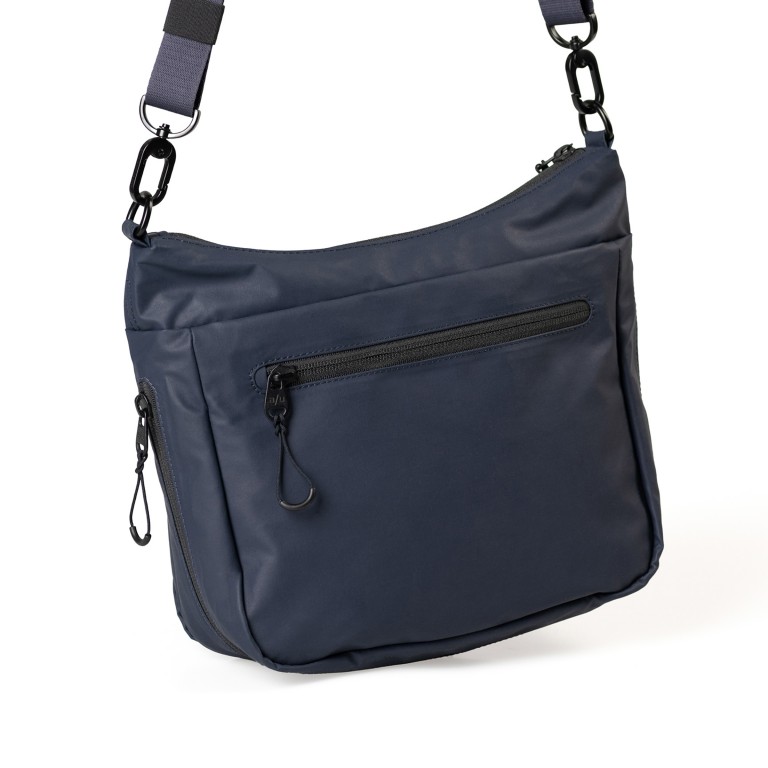 Umhängetasche Japan Re-Lite Nanuki erweiterbar Outer Space, Farbe: blau/petrol, Marke: Aunts & Uncles, EAN: 4255717212574, Abmessungen in cm: 28x21x9.5, Bild 3 von 7