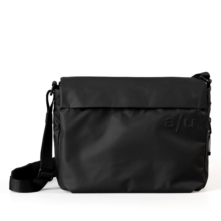 Umhängetasche Japan Re-Lite Aoki erweiterbar Black, Farbe: schwarz, Marke: Aunts & Uncles, EAN: 4255717212802, Abmessungen in cm: 28x23x8, Bild 1 von 8