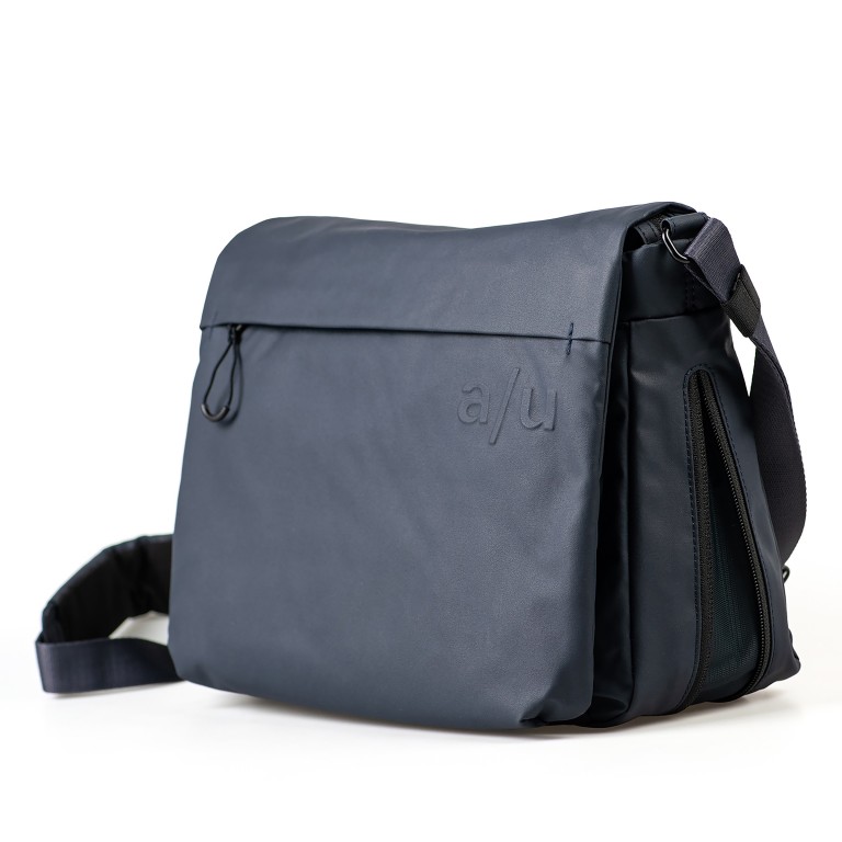 Umhängetasche Japan Re-Lite Aoki erweiterbar Outer Space, Farbe: blau/petrol, Marke: Aunts & Uncles, EAN: 4255717212857, Abmessungen in cm: 28x23x8, Bild 2 von 8