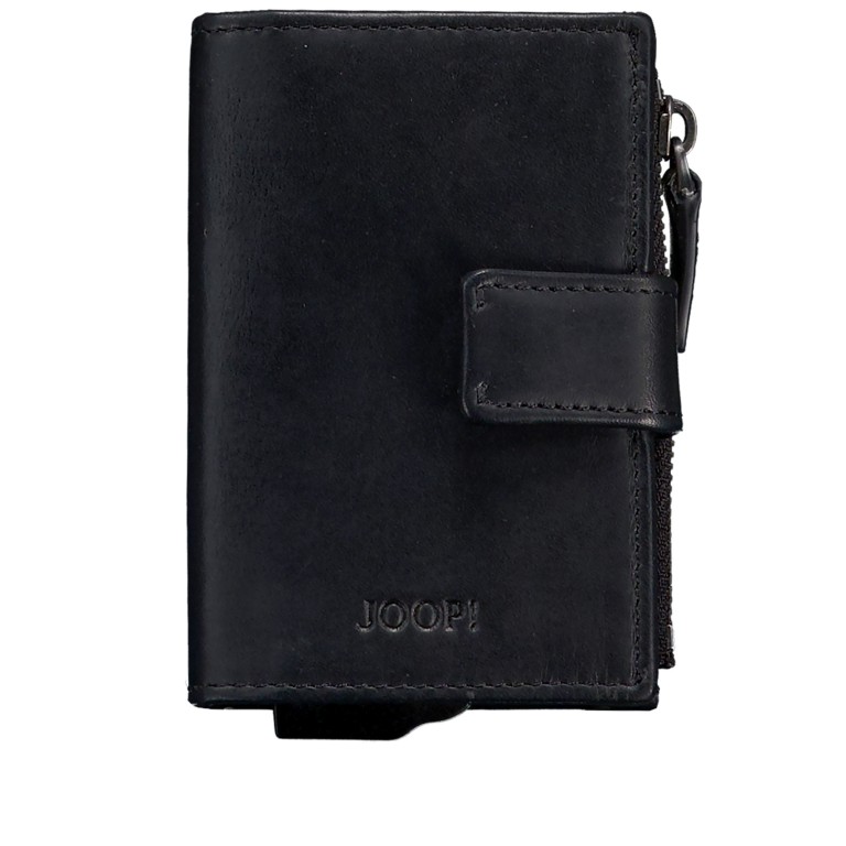 Geldbörse Cerratano E-Cage C-Four mit RFID-Schutz Black, Farbe: schwarz, Marke: Joop!, EAN: 4048835283638, Abmessungen in cm: 7x10.5x2.5, Bild 1 von 5