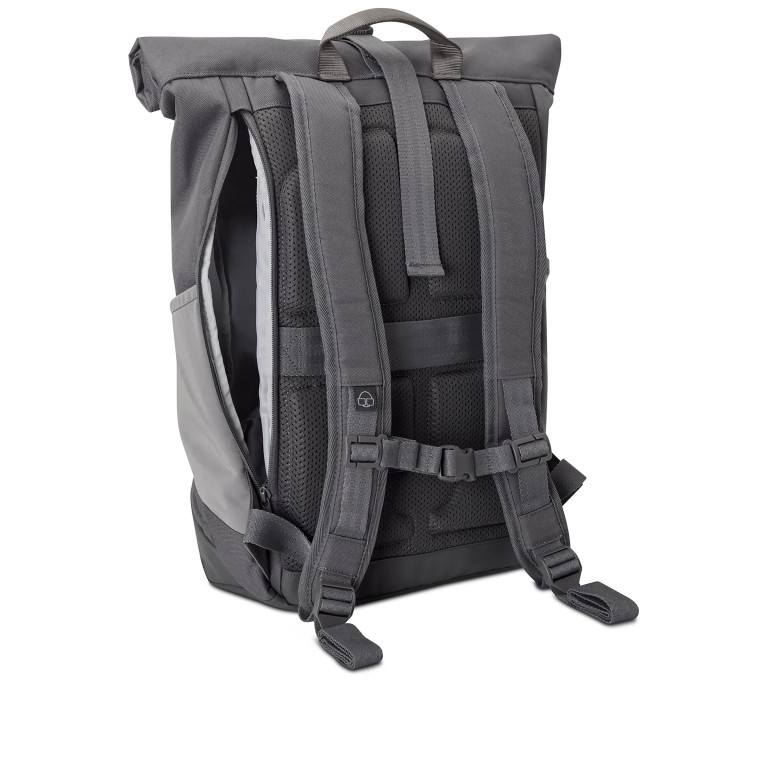 Rucksack Eco Series Allen Medium erweiterbar Dunkelgrau, Farbe: grau, Marke: Johnny Urban, EAN: 4260641582730, Abmessungen in cm: 28.5x40.5x13, Bild 3 von 8