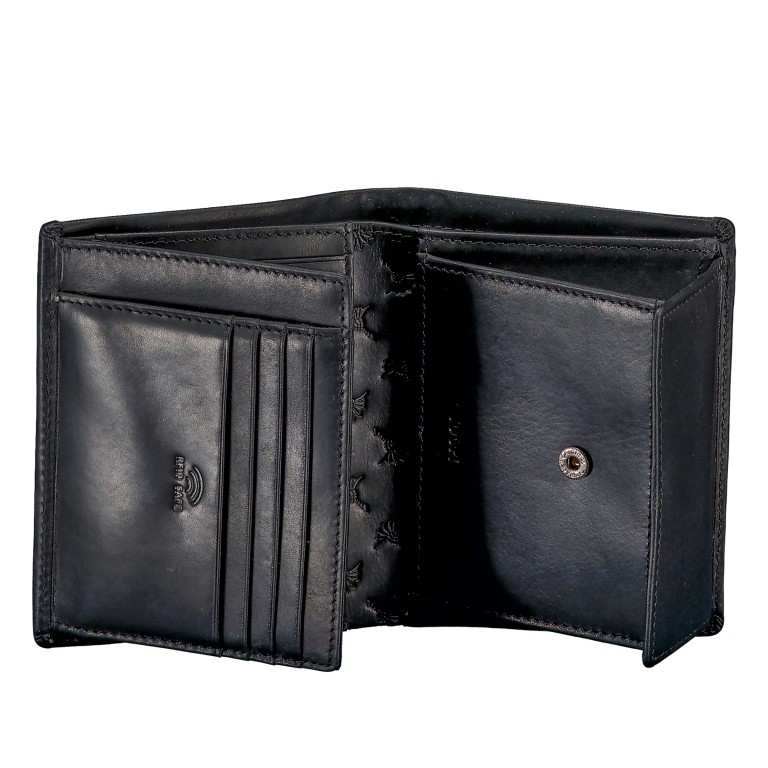 Geldbörse Cerratano Ladon MV8 Black, Farbe: schwarz, Marke: Joop!, EAN: 4048835283539, Abmessungen in cm: 9.5x12x2.5, Bild 4 von 5