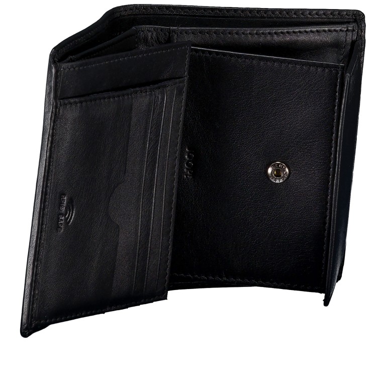 Geldbörse Orvieto Ladon MV8 Black, Farbe: schwarz, Marke: Joop!, EAN: 4048835275039, Abmessungen in cm: 9.5x12x2.5, Bild 5 von 5