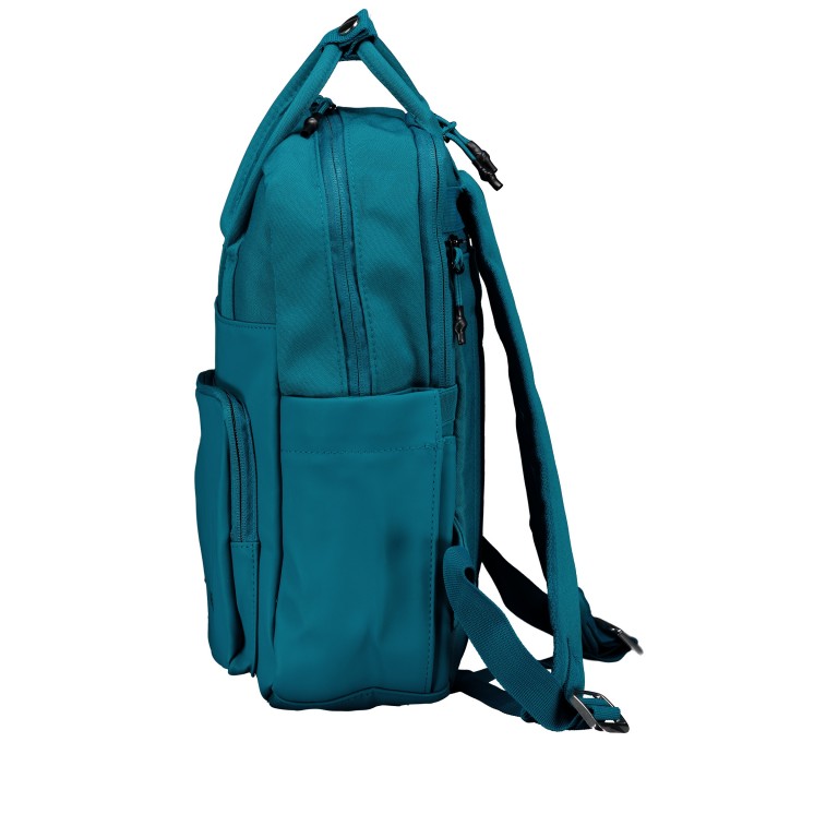 Rucksack BBRS55-S Transformative Teal, Farbe: blau/petrol, Marke: Blackbeat, EAN: 4066727007100, Abmessungen in cm: 27x35x13, Bild 3 von 6