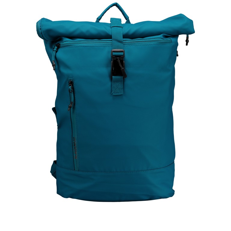 Rucksack BBRS60-B Transformative Teal, Farbe: blau/petrol, Marke: Blackbeat, EAN: 4066727007148, Abmessungen in cm: 28x42x12.5, Bild 1 von 5
