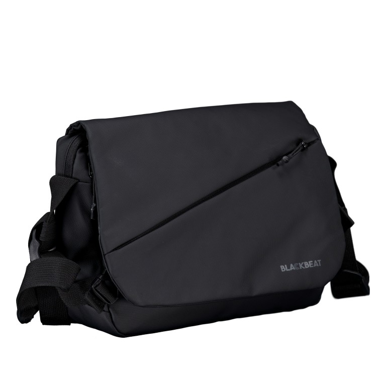 Umhängetasche BBCT17-M-B Black, Farbe: schwarz, Marke: Blackbeat, EAN: 4066727007254, Abmessungen in cm: 34x27x8, Bild 2 von 6