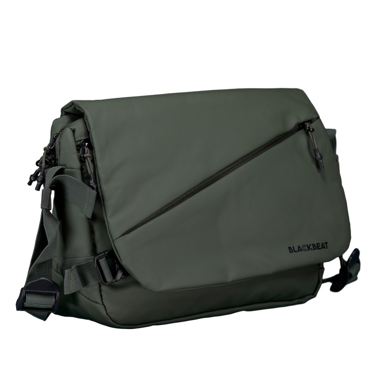 Umhängetasche BBCT17-M-B Olive, Farbe: grün/oliv, Marke: Blackbeat, EAN: 4066727007261, Abmessungen in cm: 34x27x8, Bild 2 von 6