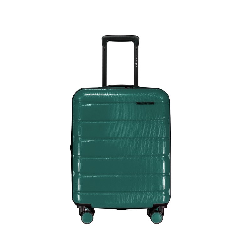 Koffer FLA13 erweiterbar Größe S Transformative Teal, Farbe: blau/petrol, Marke: Flanigan, EAN: 4066727007292, Abmessungen in cm: 40x53x22, Bild 1 von 9