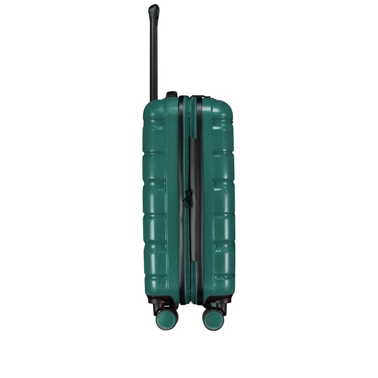 Koffer FLA13 erweiterbar Größe S Transformative Teal, Farbe: blau/petrol, Marke: Flanigan, EAN: 4066727007292, Abmessungen in cm: 40x53x22, Bild 3 von 9