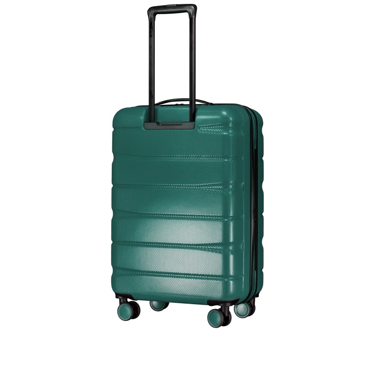 Koffer FLA13 erweiterbar Größe M Transformative Teal, Farbe: blau/petrol, Marke: Flanigan, EAN: 4066727007308, Abmessungen in cm: 44.5x66x28, Bild 6 von 9