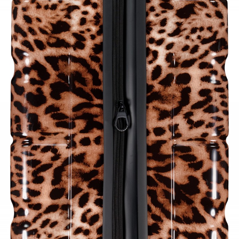 Koffer FLA13 Größe L Leopard, Farbe: braun, Marke: Flanigan, EAN: 4066727007438, Abmessungen in cm: 51x76x31, Bild 9 von 9