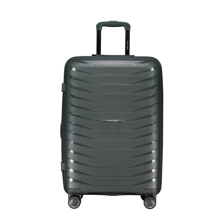 Koffer FLP15 erweiterbar Größe M Olive, Farbe: grün/oliv, Marke: Flanigan, EAN: 4066727007506, Abmessungen in cm: 45x69x25, Bild 1 von 11