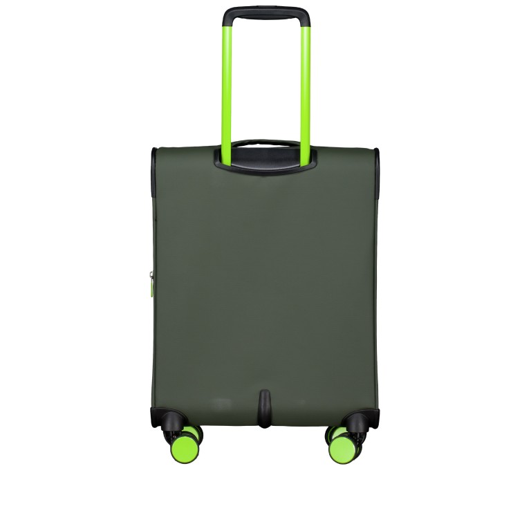 Koffer T27 erweiterbar Größe 55 cm Olive Neon Green, Farbe: grün/oliv, Marke: Franky, EAN: 4251885988730, Abmessungen in cm: 39x55x22, Bild 6 von 8