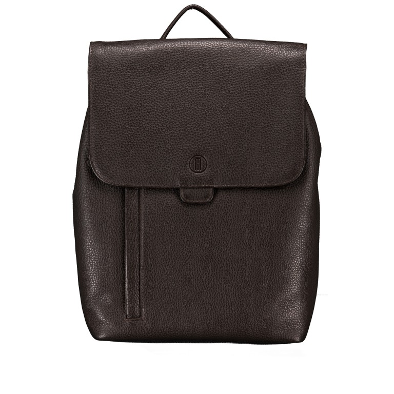 Rucksack Dark Brown, Farbe: braun, Marke: Hausfelder Manufaktur, EAN: 4065646025707, Abmessungen in cm: 22.5x31x9.5, Bild 1 von 7