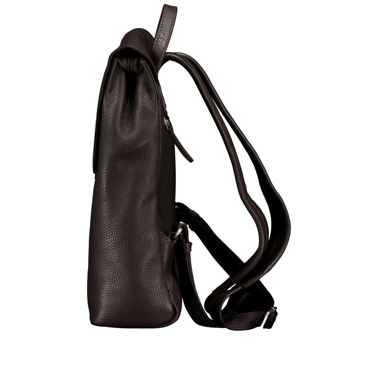 Rucksack Dark Brown, Farbe: braun, Marke: Hausfelder Manufaktur, EAN: 4065646025707, Abmessungen in cm: 22.5x31x9.5, Bild 3 von 7