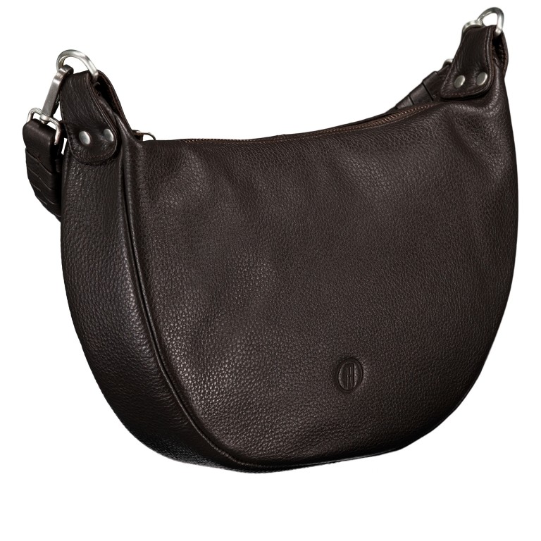 Beuteltasche Dark Brown, Farbe: braun, Marke: Hausfelder Manufaktur, EAN: 4065646025790, Abmessungen in cm: 28x20.5x7.2, Bild 2 von 8