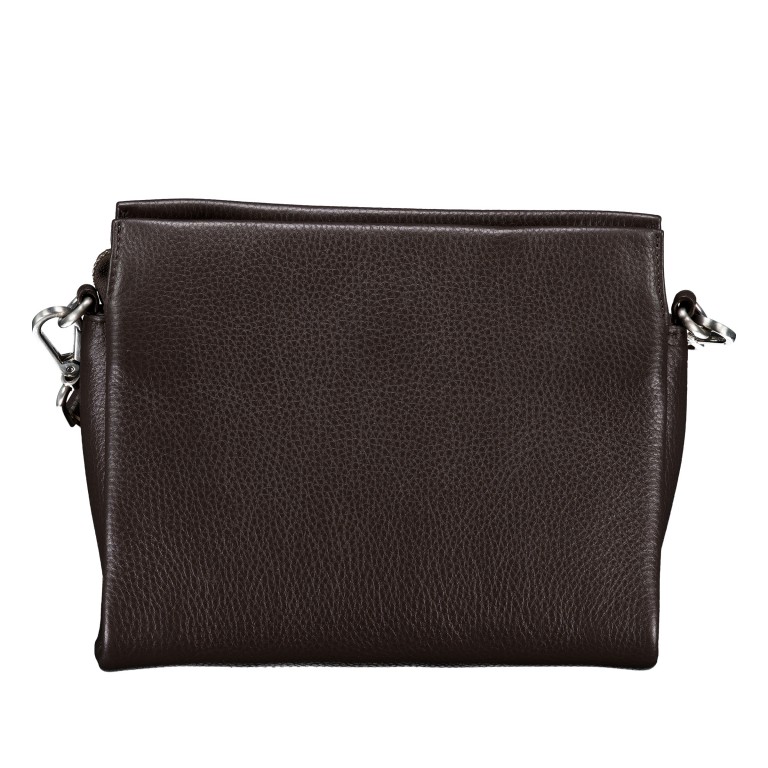 Umhängetasche Dark Brown, Farbe: braun, Marke: Hausfelder Manufaktur, EAN: 4065646025837, Abmessungen in cm: 23x18x10, Bild 3 von 6