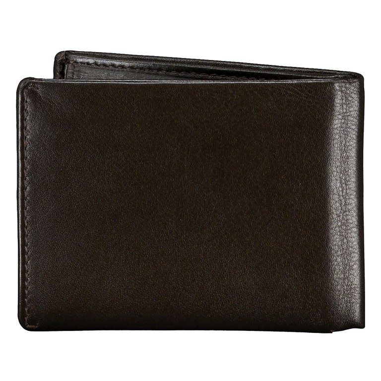 Geldbörse mit RFID-Schutz Dark Brown, Farbe: braun, Marke: Hausfelder Manufaktur, EAN: 4065646026049, Abmessungen in cm: 11x8.5x2, Bild 3 von 4
