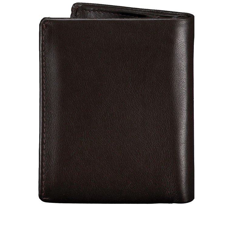 Geldbörse mit RFID-Schutz Dark Brown, Farbe: braun, Marke: Hausfelder Manufaktur, EAN: 4065646026063, Abmessungen in cm: 8.5x11x2, Bild 3 von 5