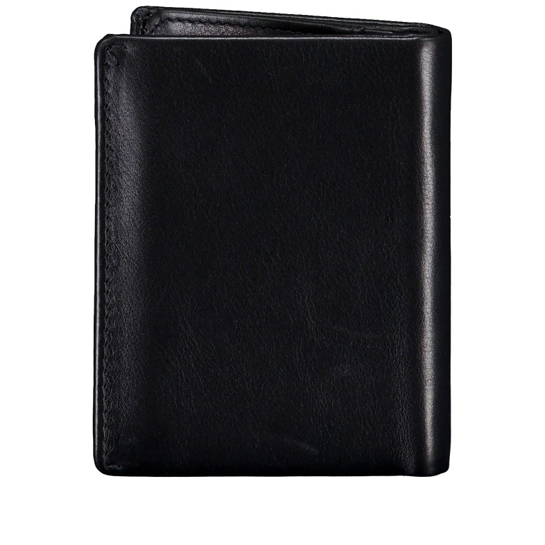 Geldbörse mit RFID-Schutz Black, Farbe: schwarz, Marke: Hausfelder Manufaktur, EAN: 4065646026056, Abmessungen in cm: 8.5x11x1.5, Bild 3 von 5