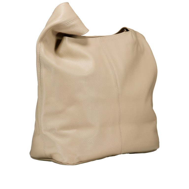 Beuteltasche Dollaro Light Taupe, Farbe: taupe/khaki, Marke: Hausfelder Manufaktur, EAN: 4065646027572, Abmessungen in cm: 33.5x32.5x16, Bild 2 von 5