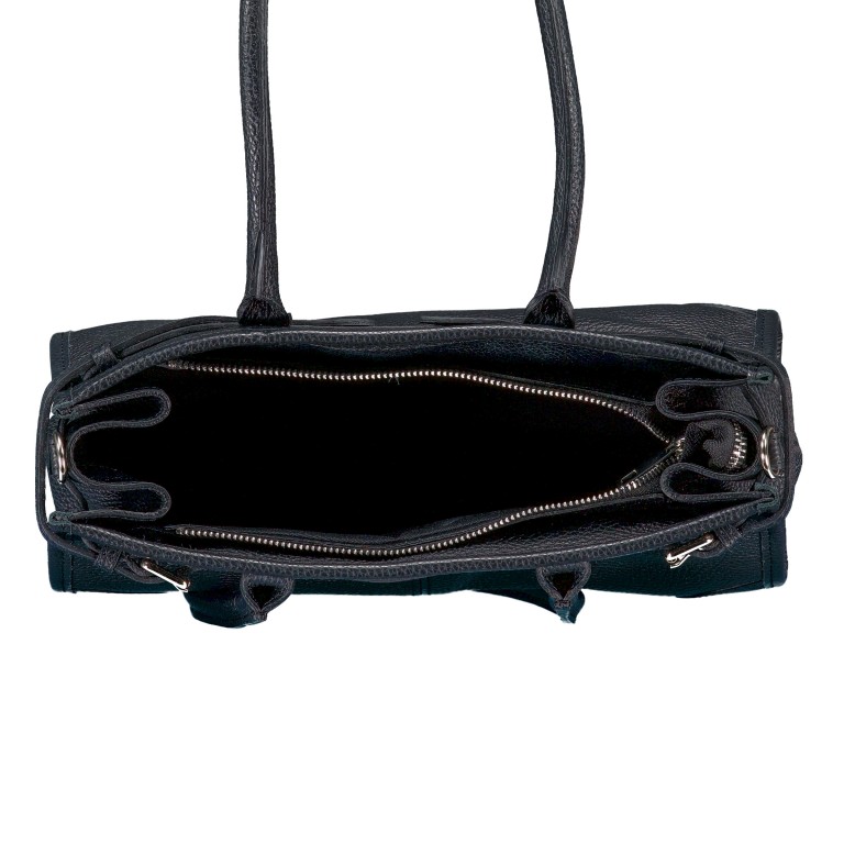 Shopper Dollaro Schwarz, Farbe: schwarz, Marke: Hausfelder Manufaktur, EAN: 4065646027695, Abmessungen in cm: 32x16.5x11.5, Bild 7 von 7